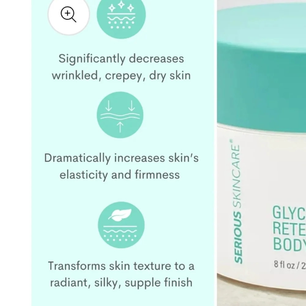 Serious Skincare Glycolic Retexturizing Body Cream‎ - NEW - Picture 3 of 3